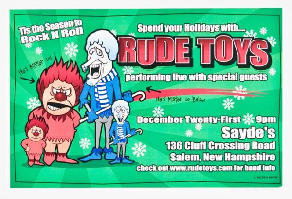 Rude Toys at Saydes Original Poster